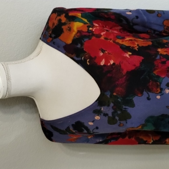 Soft Surroundings Sz M Fleur Aquarelle Floral Knit Top Floral Womens - Picture 2 of 10